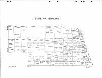 Nebraska State Map, Thurston County 1963